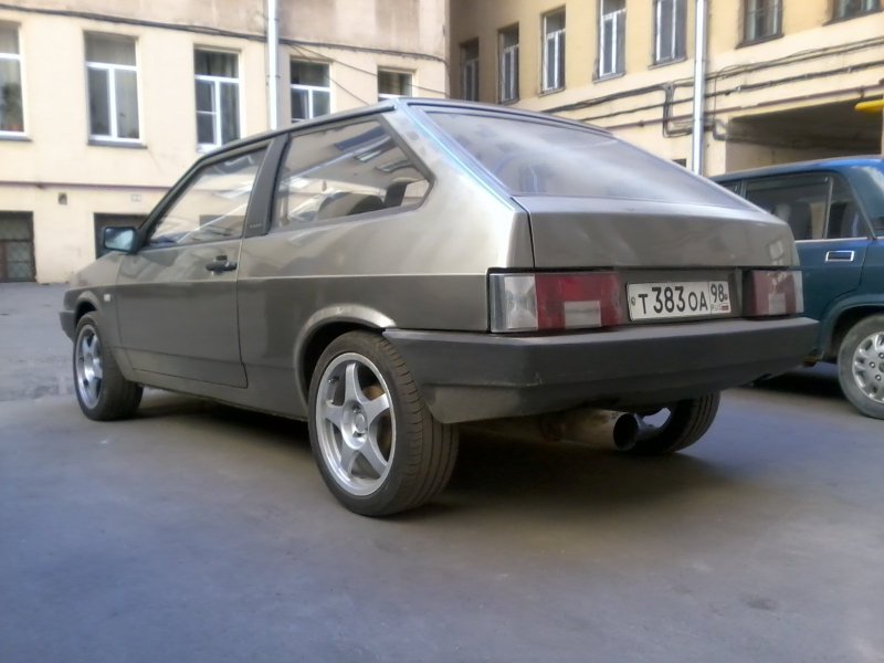 Занижение 23 на ВАЗ 2108