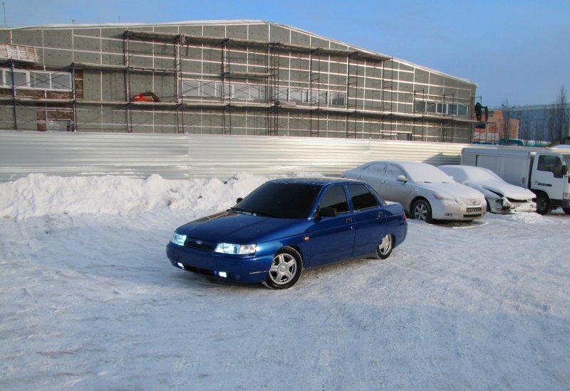 ВАЗ 2110 синяя торусы
