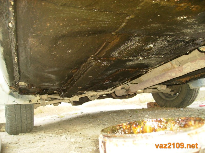 ВАЗ 2109 днище снизу