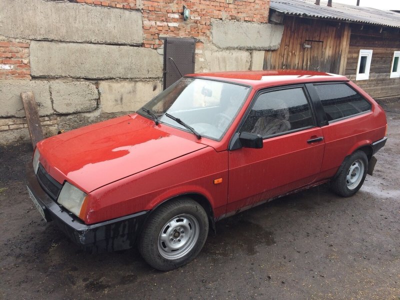 Лада 2108 красный цвет