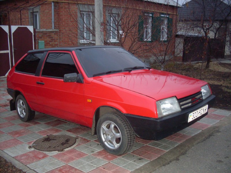 ВАЗ 2108 красный Раптор