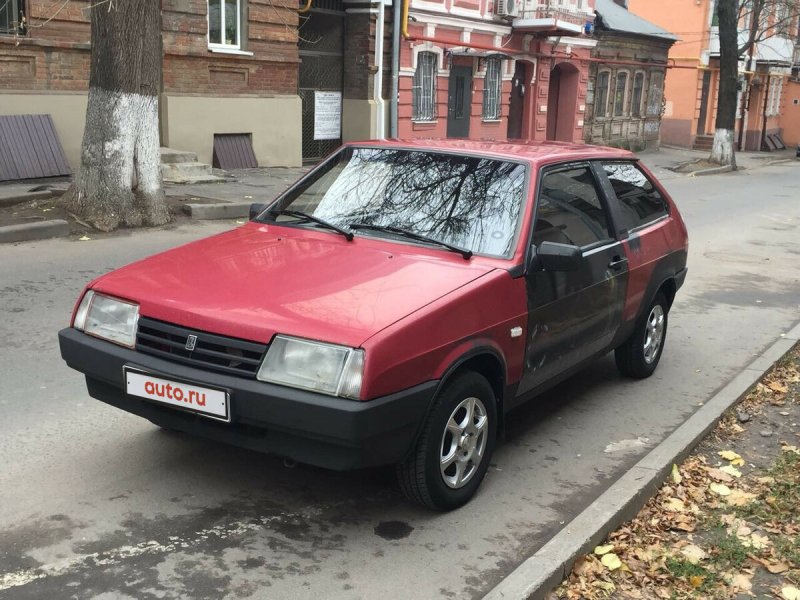 Лада 2108 красный цвет