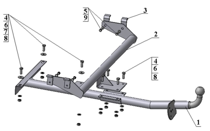 Фаркоп Bosal 1216