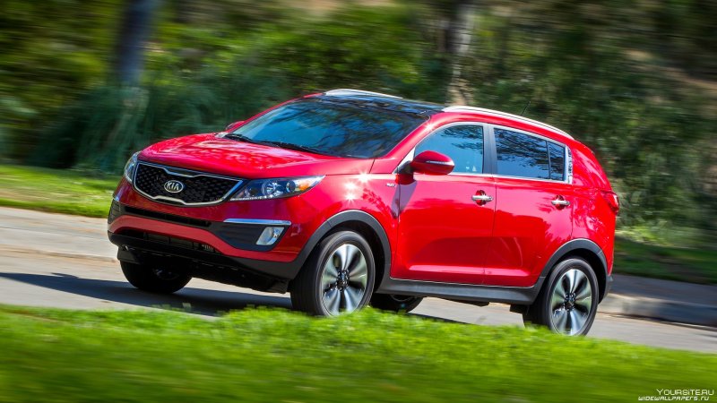 Kia Sportage 2013 красный