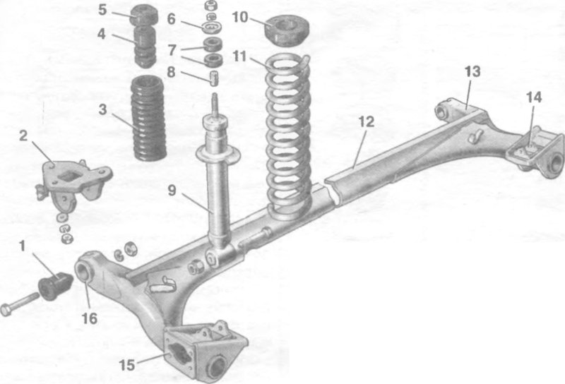 Передняя подвеска ВАЗ 2110