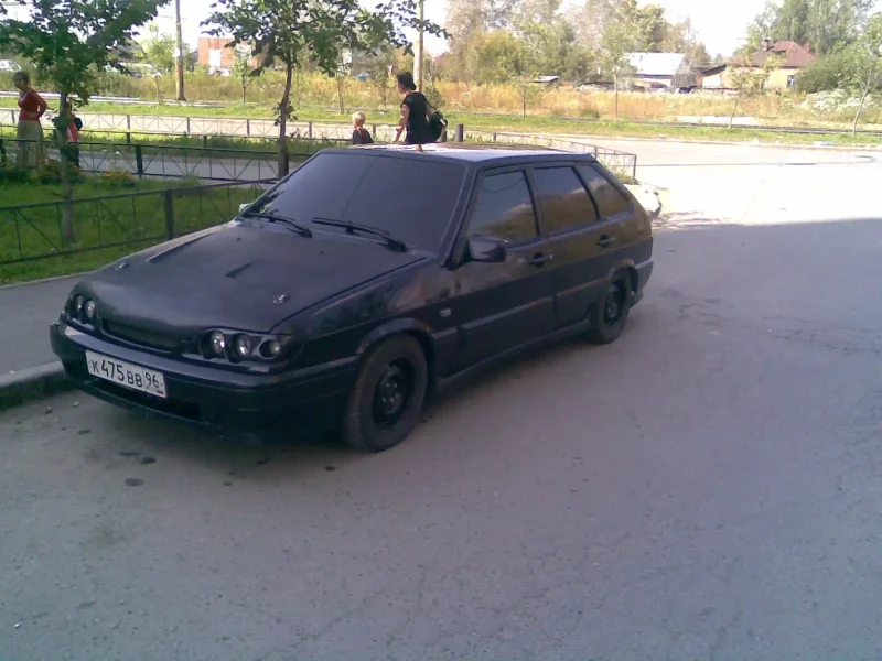 Лада 2114 черная Tuning