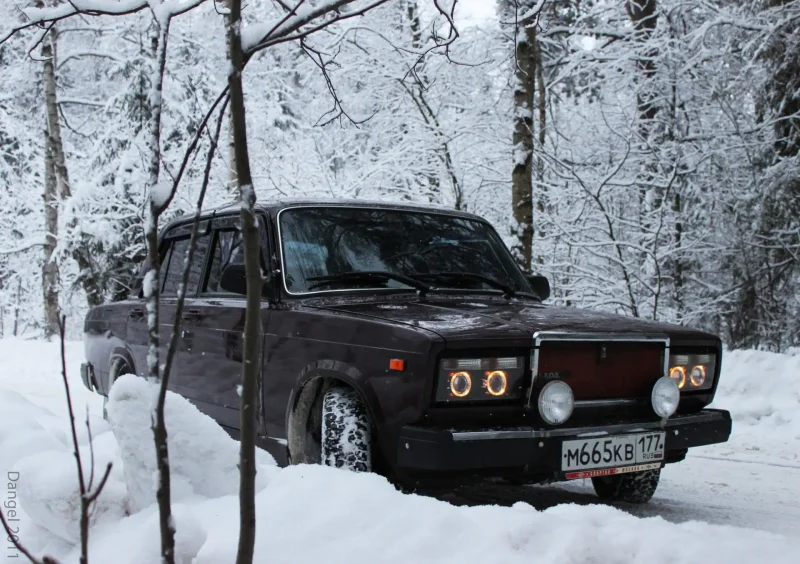 ВАЗ 2107 зимняя
