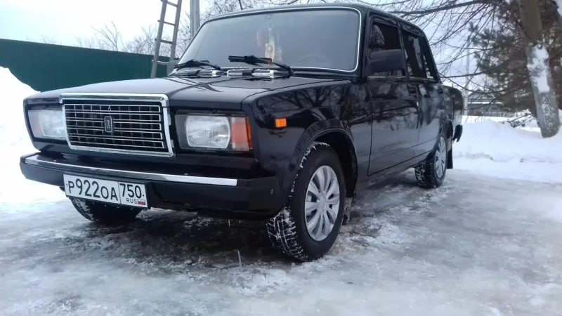 ВАЗ 2107 зима