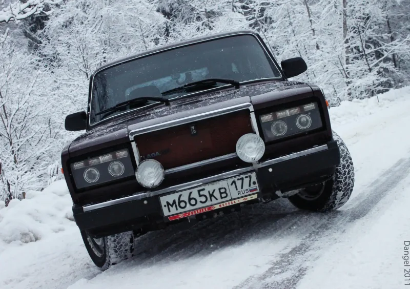 ВАЗ 2107 зимняя