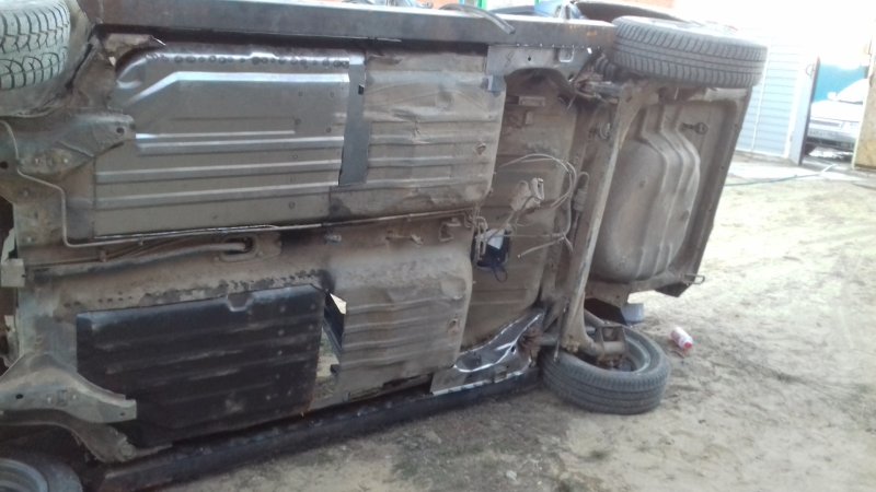 Пол снизу ВАЗ 2109