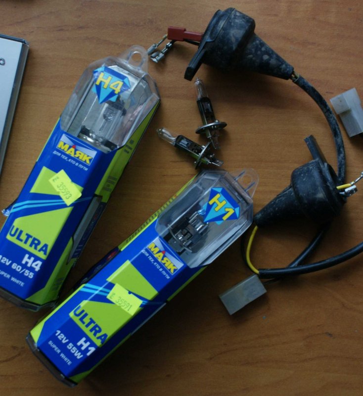 Led лампы в ПТФ ВАЗ 2114