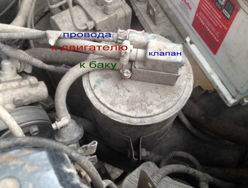 ВАЗ 2114 Е-ГАЗ абсорбер