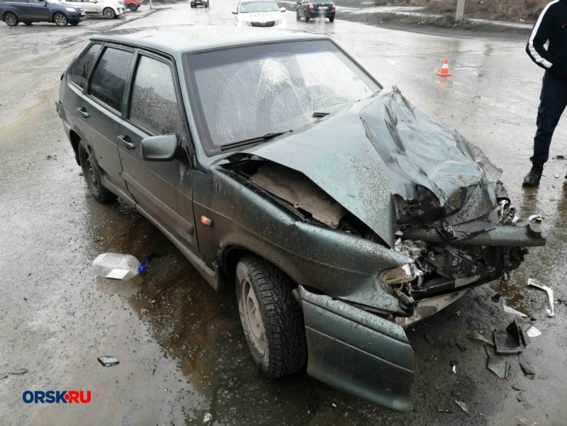ВАЗ 2114 Снежная Королева ДТП