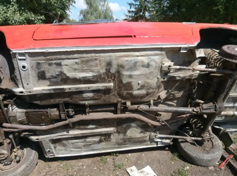 ВАЗ 2101 снизу
