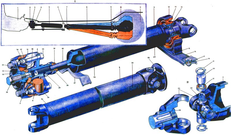 Карданная передача ВАЗ 2107