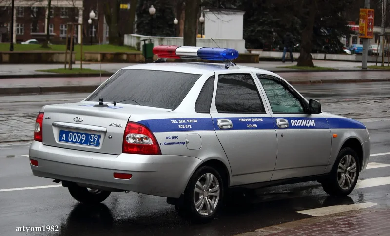 ВАЗ 2170 полиция