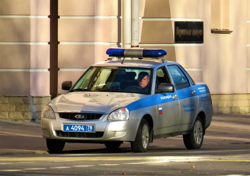 ВАЗ 2170 полиция