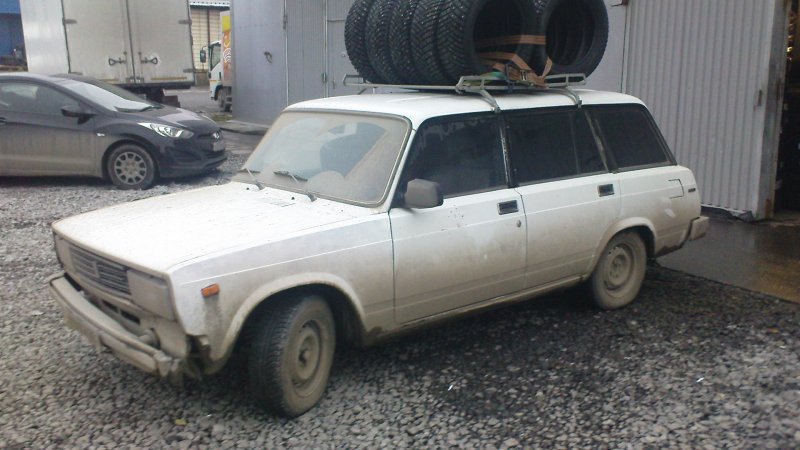 Lada 2105 с прицеп