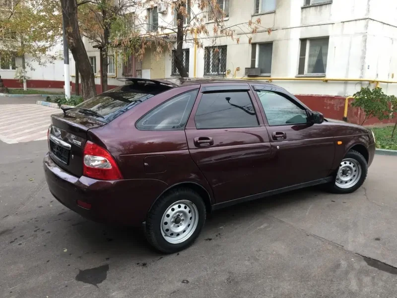 Приора 2008 бордовая