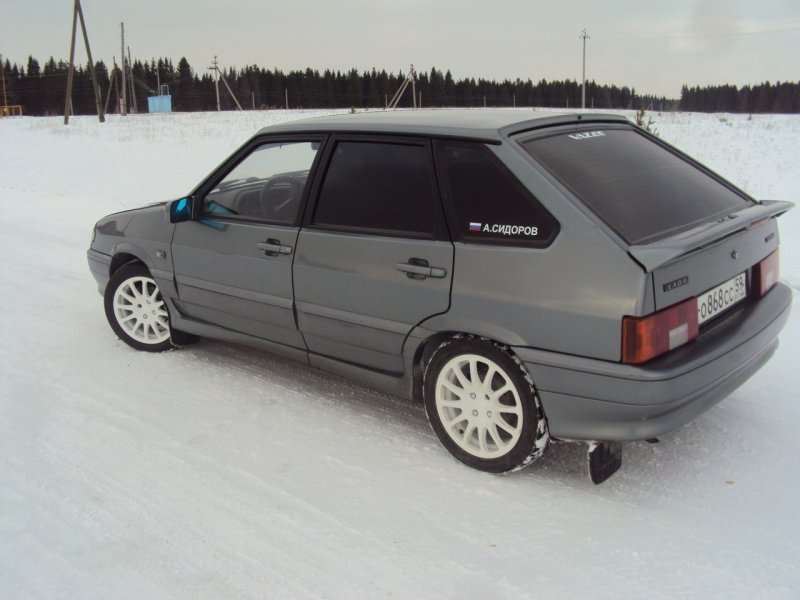 ВАЗ 2114 серый акрил