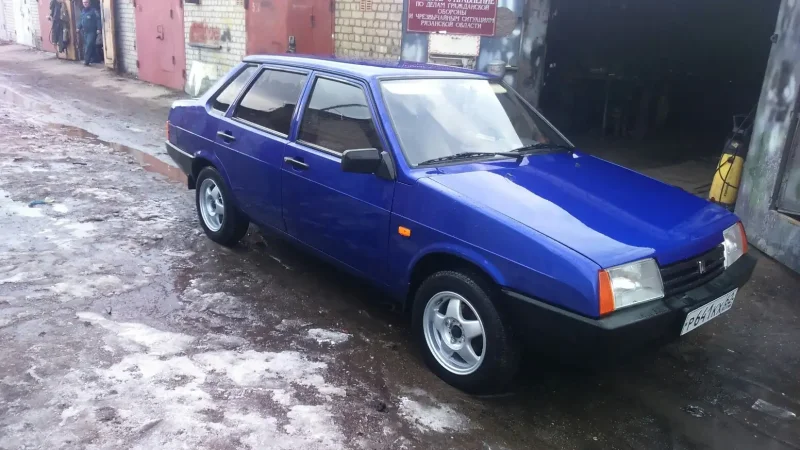 ВАЗ 21099 синяя Сток