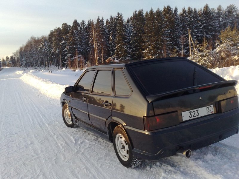 Лада 2114 зима