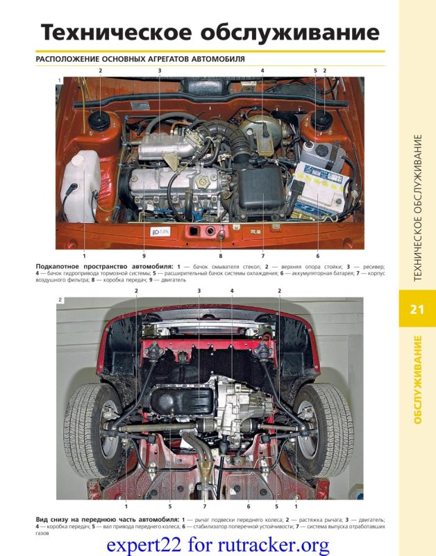 ВАЗ 2113 вид снизу