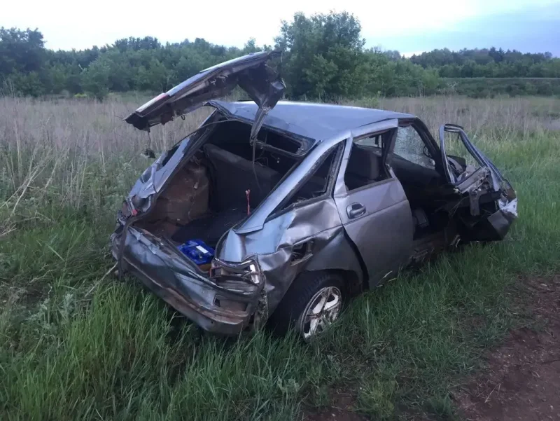ВАЗ 2115 после аварии