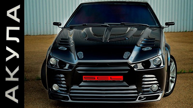 Лада 2108 черная акула