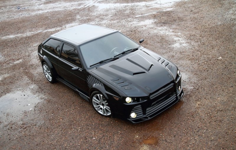 ВАЗ 2108 чёрная акула