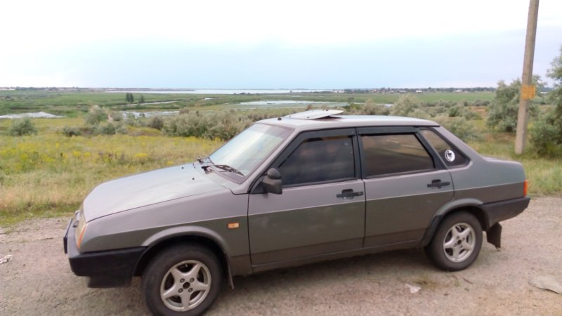 ВАЗ 21099 цвет мокрый асфальт