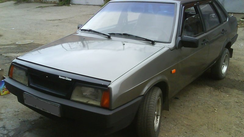 ВАЗ 21099 мокрый асфальт