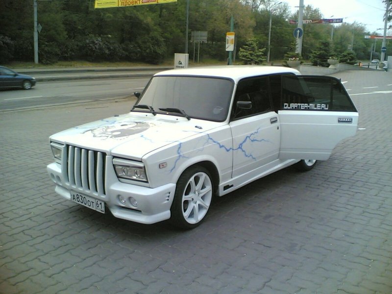 ВАЗ 2107 тюнингованная