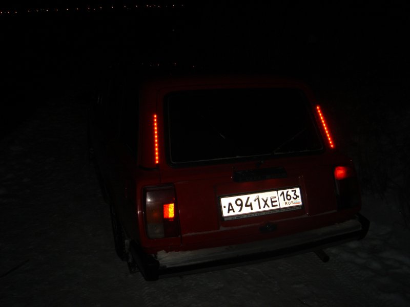 Подсветка заднего номерного знака Lada Granta