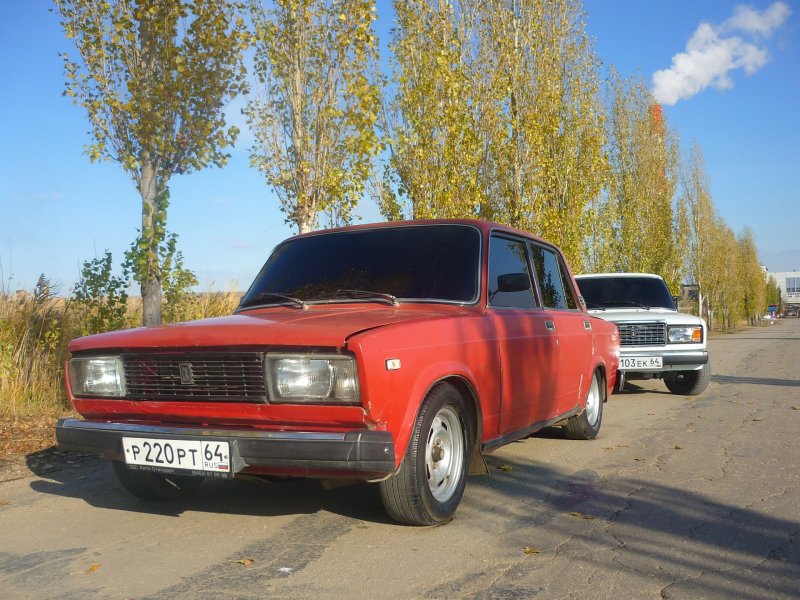 Лада 2105 красная тюнинг