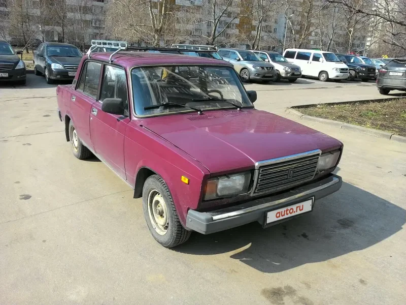 ВАЗ 2107 цвет бордовый яшма