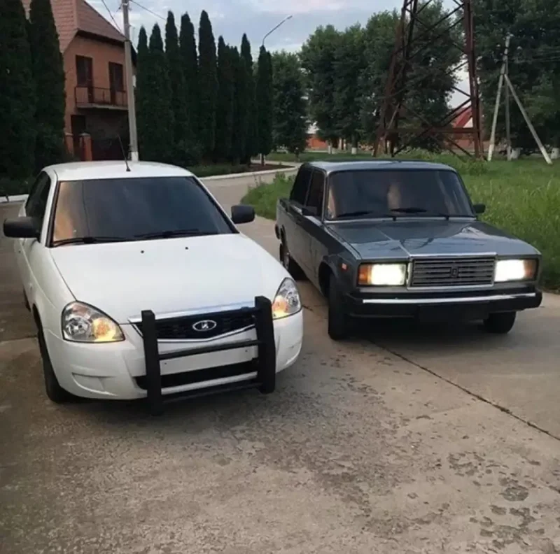 Кенгурятник на ВАЗ 2107 опер