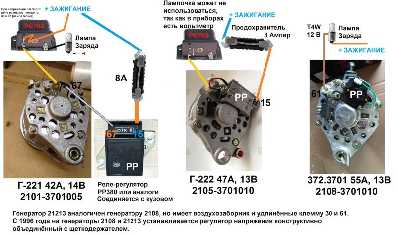 Генератор ВАЗ 2105