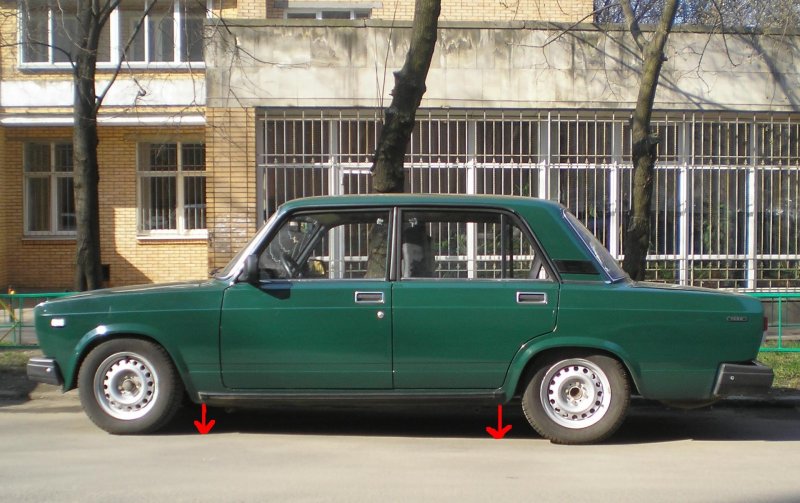 ВАЗ 2107 зеленый сбоку
