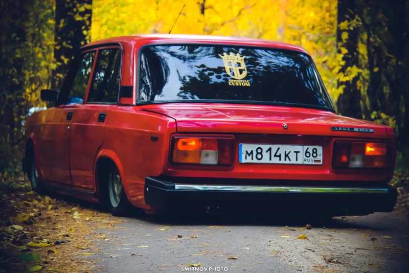 ВАЗ 2107 красная БПАН