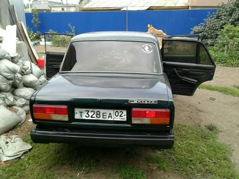 ВАЗ 2107 зеленая