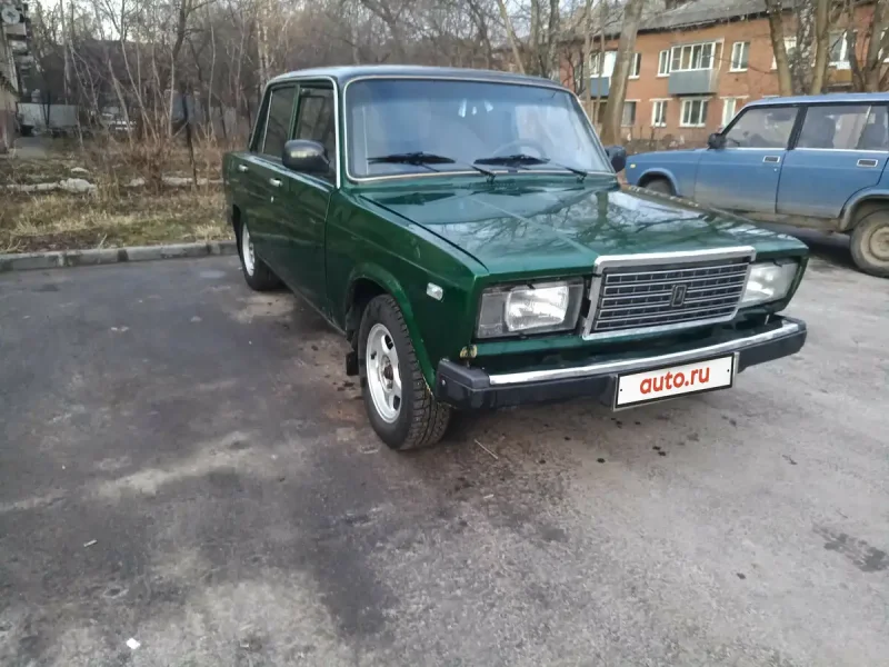 ВАЗ 2107 серо сине-зеленый