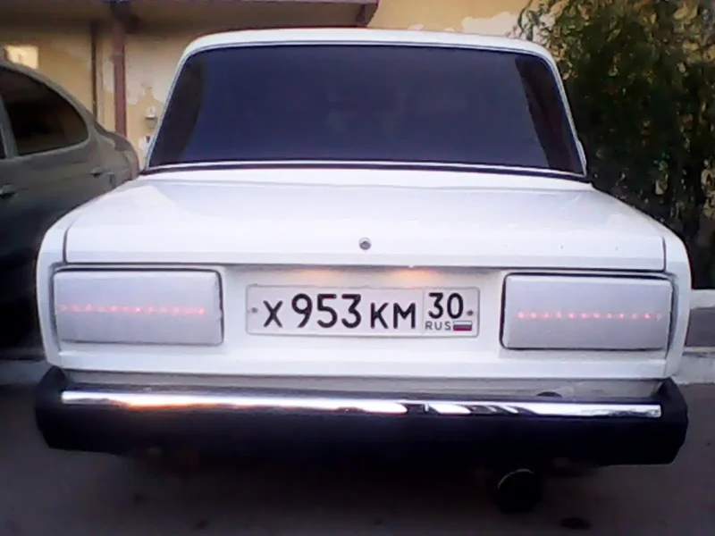 ВАЗ 2107 сзади