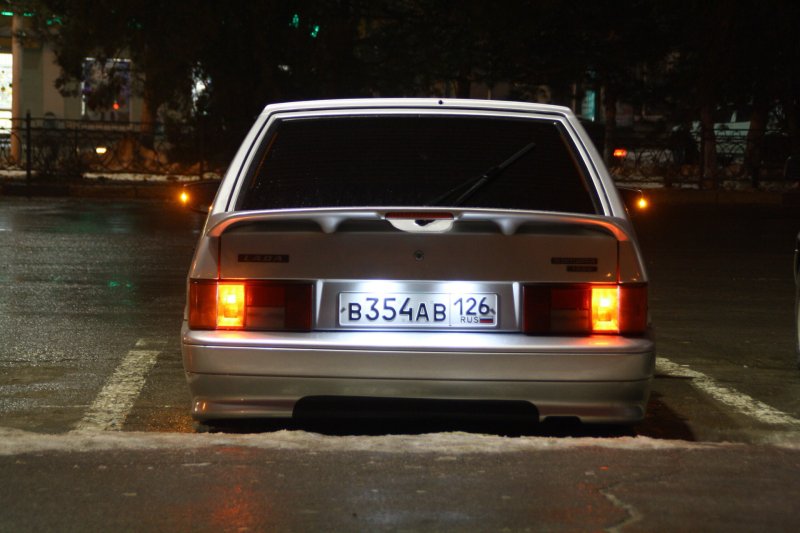 Надпись на багажник ВАЗ 2114 черный