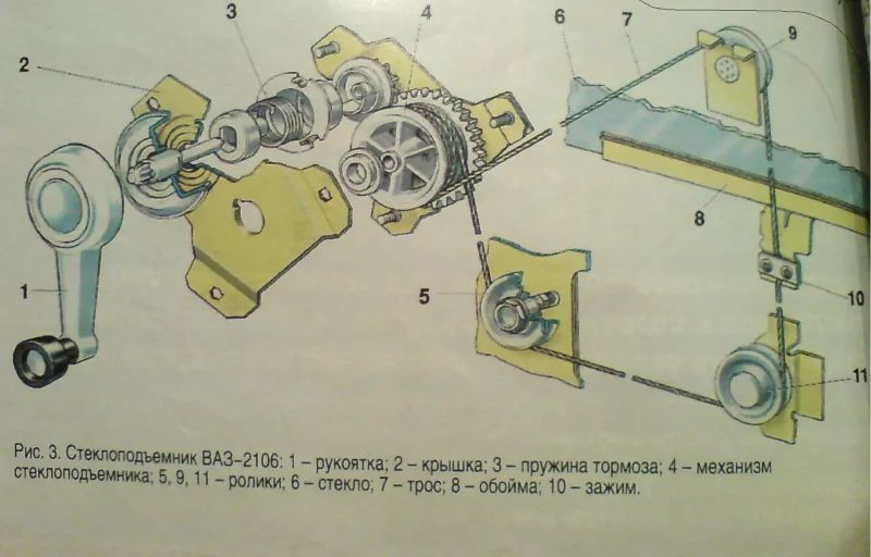 Стеклоподъемник электрический ВАЗ 2107