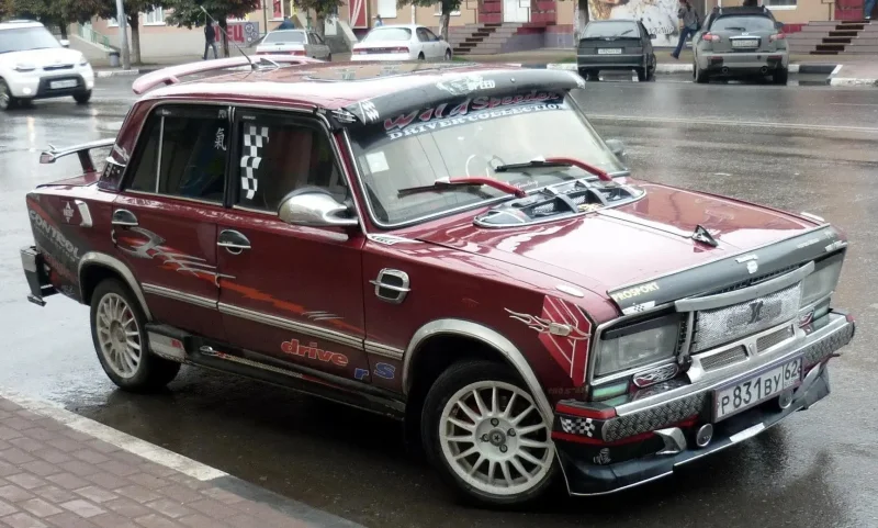 ВАЗ 2107 колхоз тюнинг