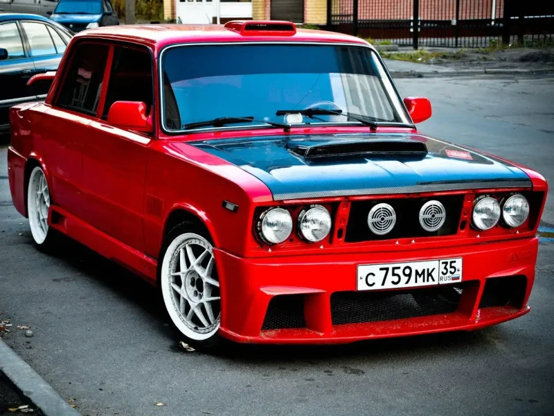 Lada 2106 Black Neon