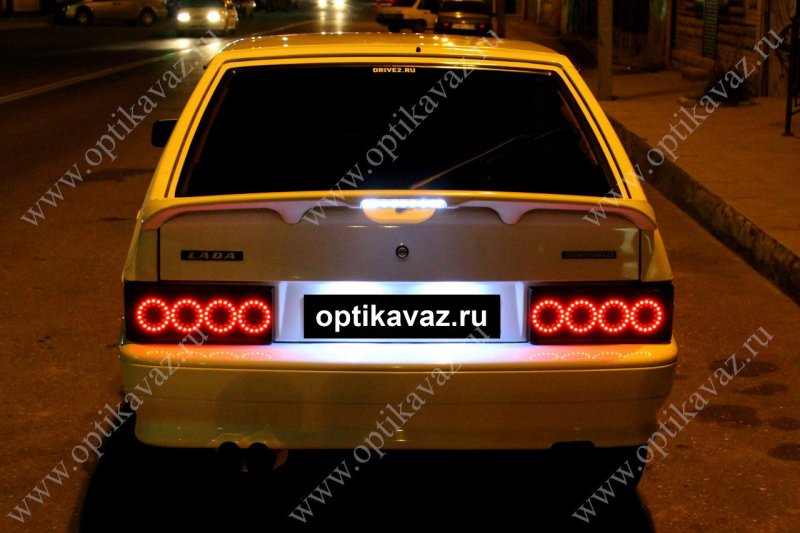 Задние стопы на ВАЗ 2114 АК 47