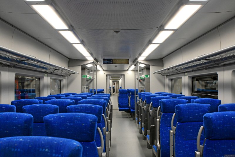 Acela Express поезд внутри