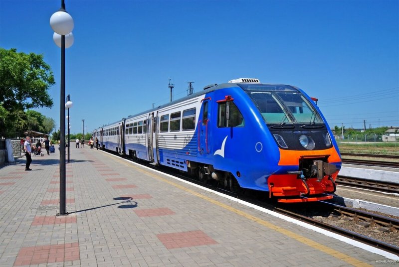 Рельсовый автобус в Крыму